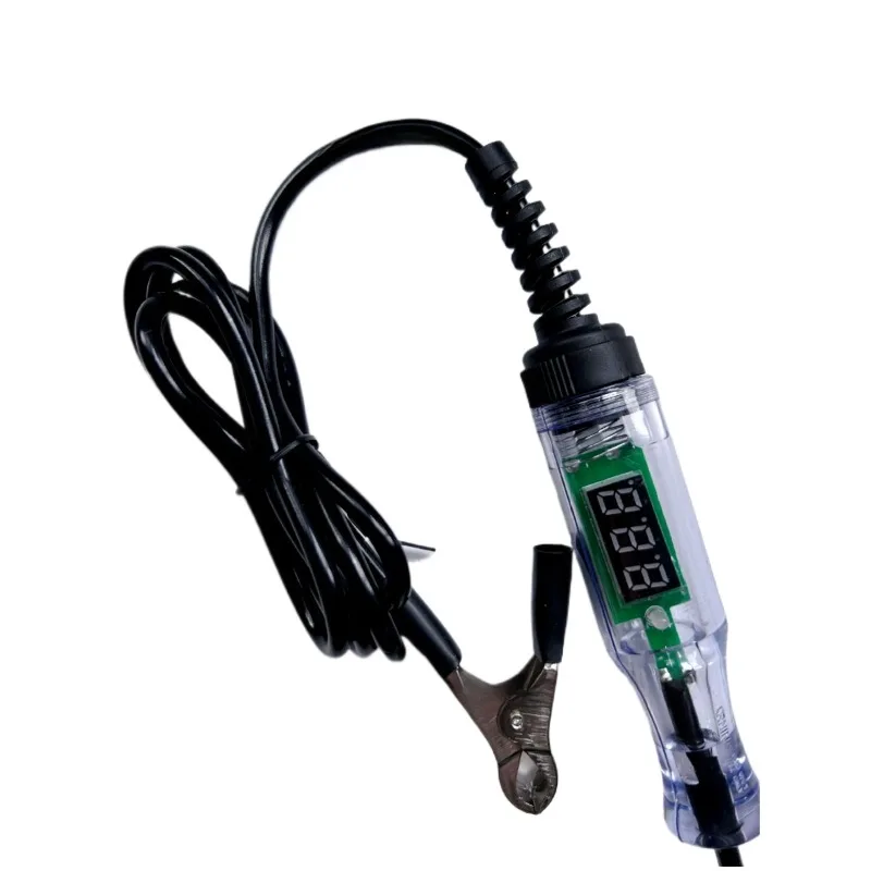 

Многофункциональный электрический тестер повышенной прочности, цифровой светодиодный тестер напряжения 5-90В, автомобильный тестер, прочный и долговечный.