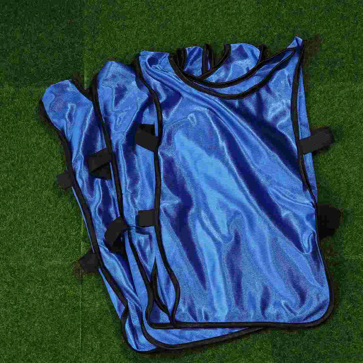 6 pezzi Canottiere per ragazzi Scrimmage Vest Training Maglia da calcio Gilet con bavaglino da calcio Bambino