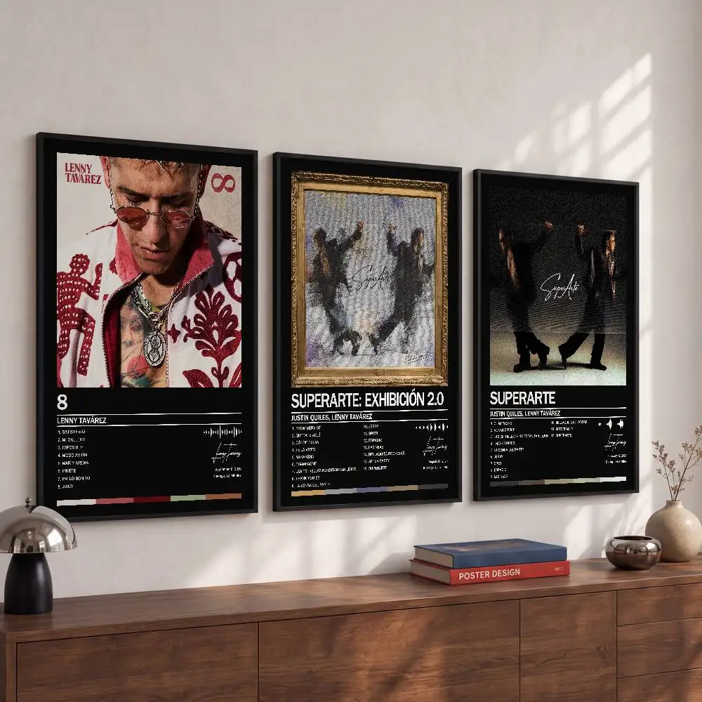 Lenny T-Tavarez 8 Poster Album Art Cover Songs Rap Pop Singer Band Wall Waterproof Paper Sticker For Living Room Home Decor
