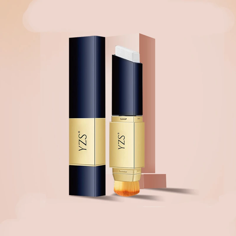 YZS フェイスベースメイクアップとF4ブラシセット オイルコントロールベースコンシーラー ダークサークル補正 オイルフリースキンファンデーションメイクアップ