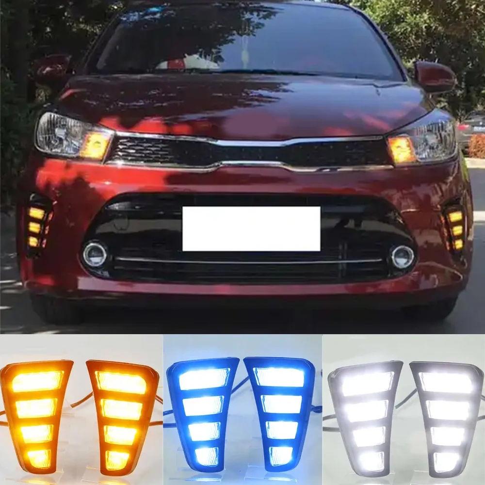 

High Quality Led Drl For Kia Soluto 2018-2020 Daytime Running Light Fog Lamp