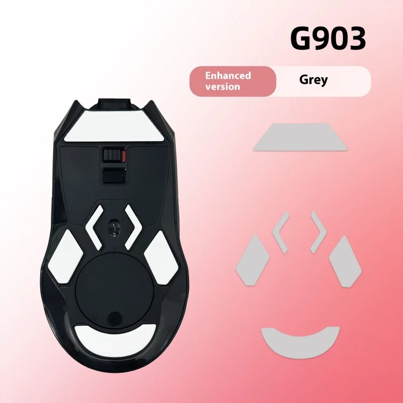 Arc-shaped skateboard and curved-edge design mouse pad - suitable for replacing Logitech G903 wireless gaming mouse. Made of hig