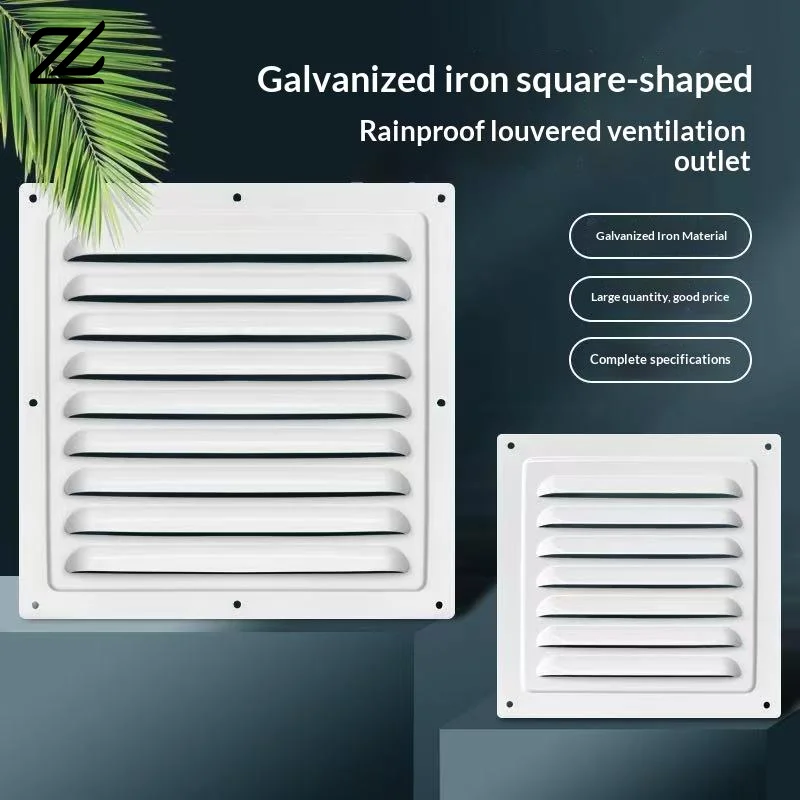 1Pcs 150/200/250mm Metal Air Vent Grille Heating Cooling Vents Plate Exhaust Outlet Ventilation Cover