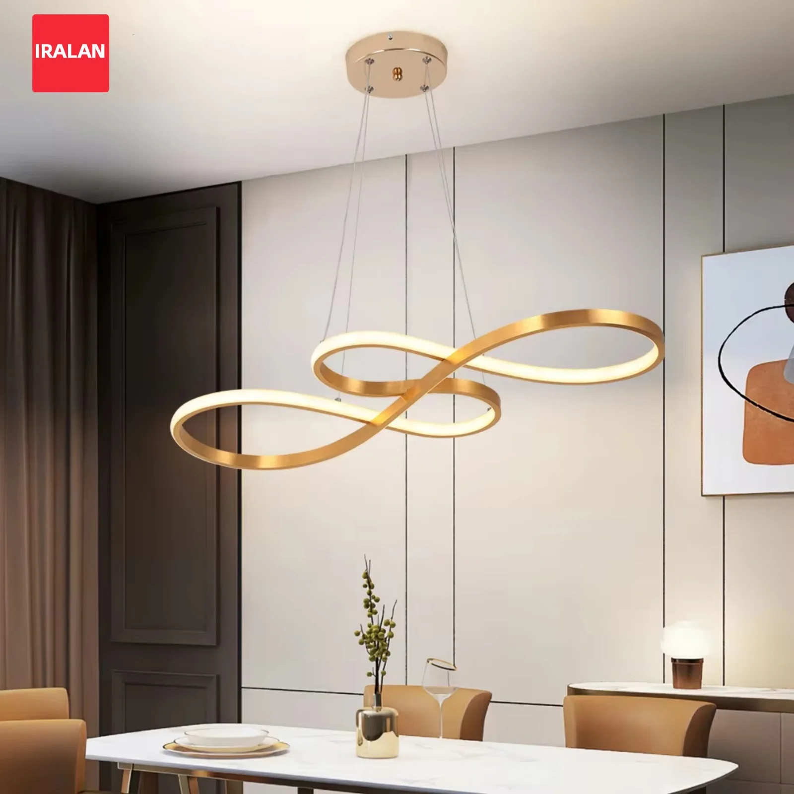 Nordic Ceiling Lamp Island LED Ceiling Chandelier Creativity Dining Table Light Dimming Pendant Lights Home Decor Remote Lamps
