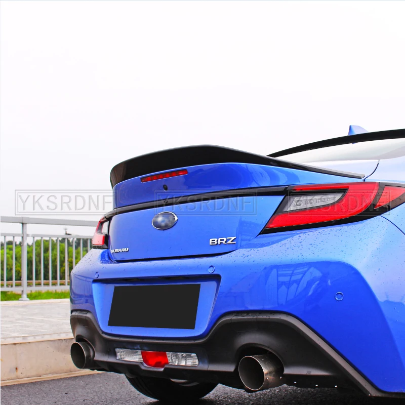 For TOYOTA ZA86 GR86 For Subaru BRZ ABS UNPAINTED /GLOSSY BLACK Spoiler REAR WING TRUNK LIP SPOILERS High Quality 2021 2022