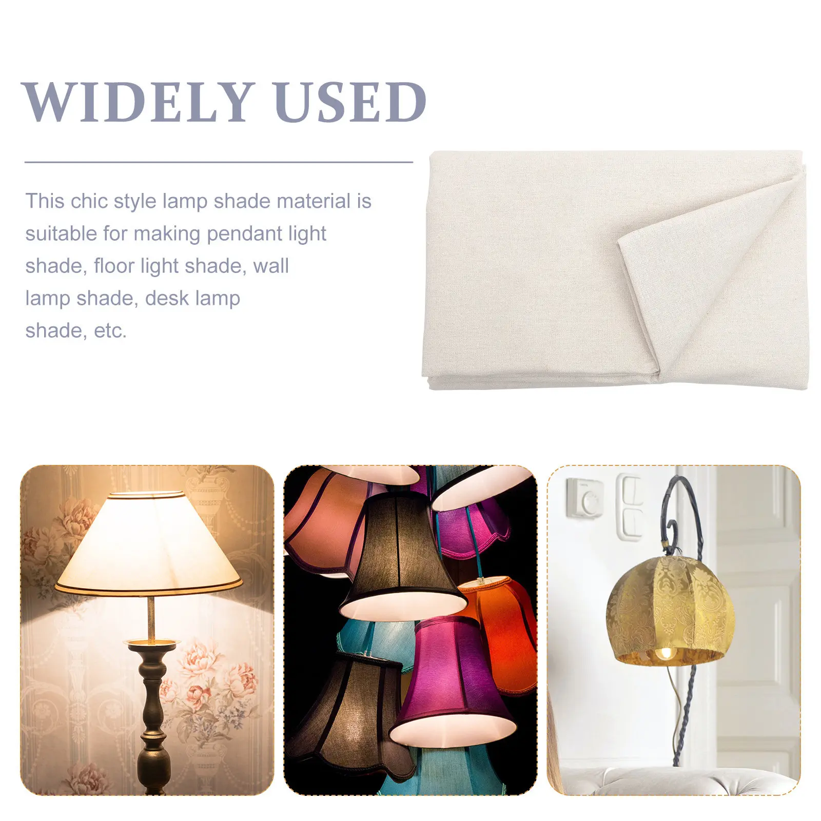 

Ткань для абажура Light Shade DIY, предварительно нарезанная, для спальни, гостиной, столовой, кухни, прихожей, декоративная, для защиты глаз