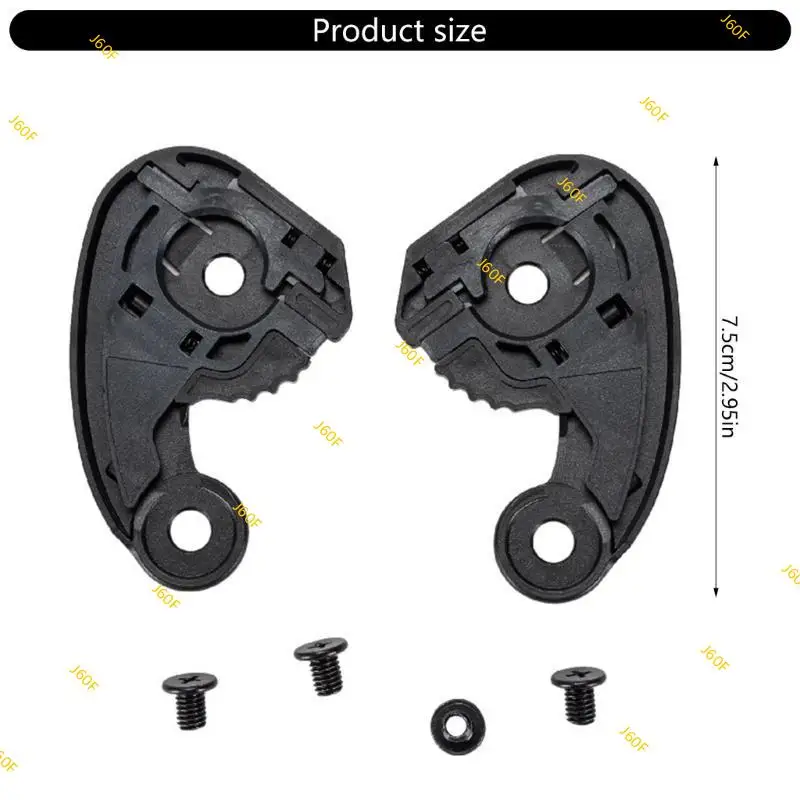 

J60F Adjustable Motorbike Helmets Bottom Support Mounting Base for IS-17 FG-17 RPHA 11 Skiing Skateboarding Biking Activities