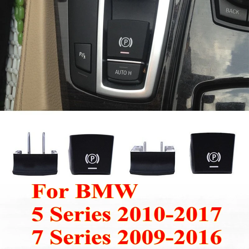 

Car Electronic Parking Brake Switch Auto H Button Switch Cover for BMW 5 Series 7 Series F01 F02 F10 F12 F15 F16 F25 F26
