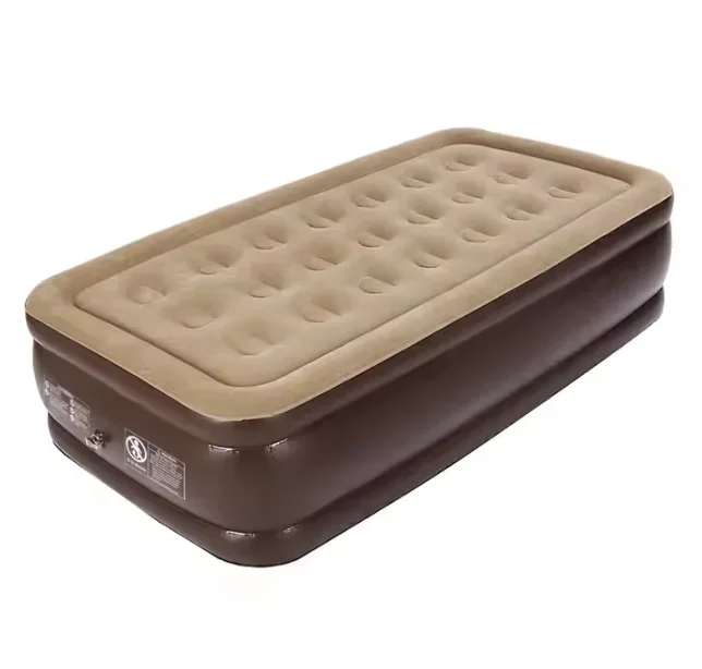 

outdoor portable noon break flocked single air bed living room furniture home spare inflatable airbed