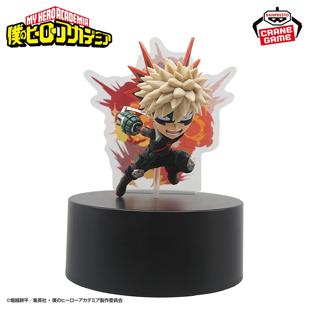 Originale BANPRESTOMy Hero Academia Figura Luce Bakugou Katsuki Anime Figure Modello Giocattoli Decorazione della tavola Regali Regali di festa