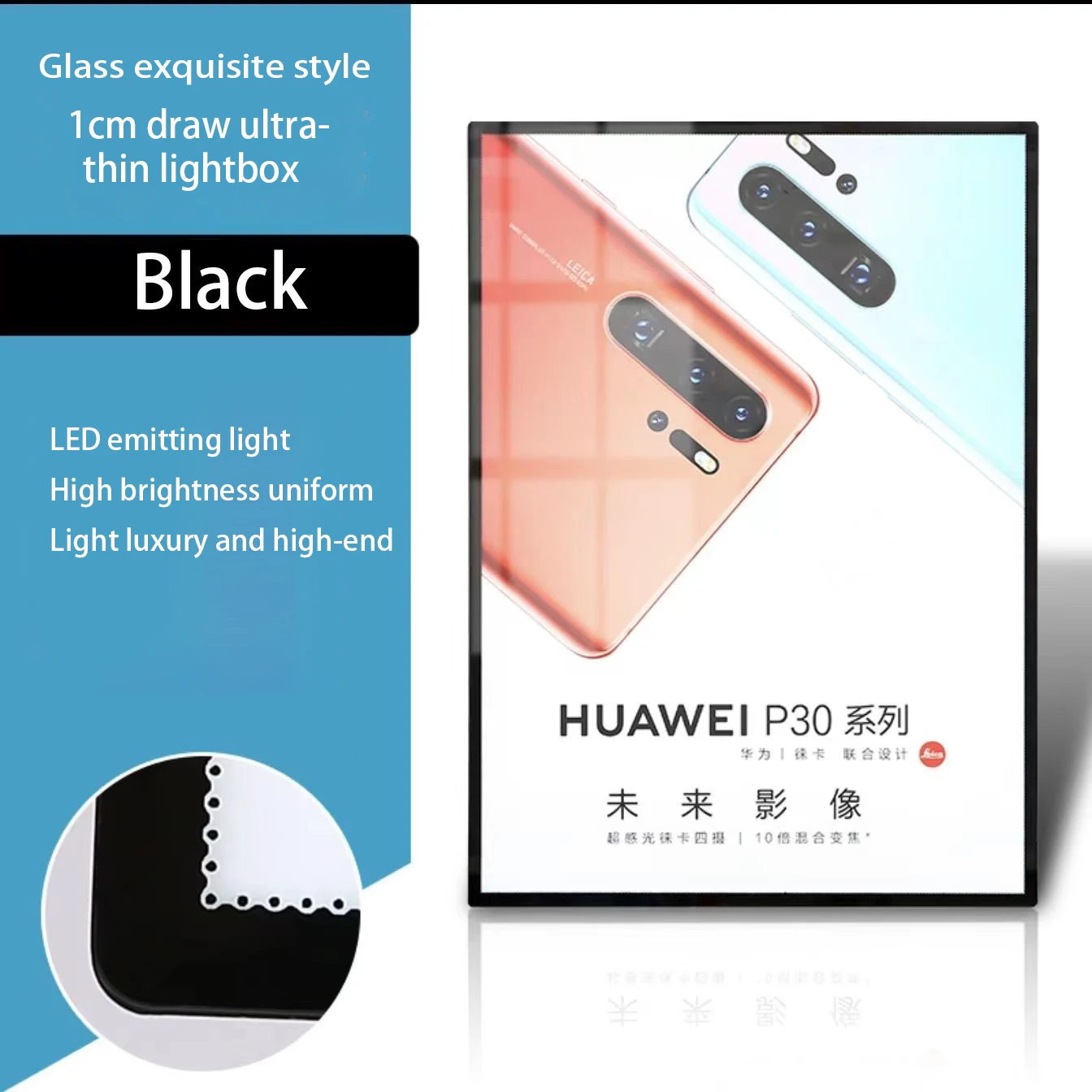 A4/A3 Rechargeable Led Light Advertising Super Thin Frame Board Display Inner Film Exchangable For Restaurant Cafe Beer Bar Shop