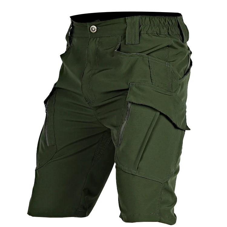 TRVLWEGO Herren Taktische Cargo-Shorts Schnelltrocknende Wander- und Arbeitshosen mit Mehreren Taschen Freizeit-Reise-Anglerhosen – Detail 11