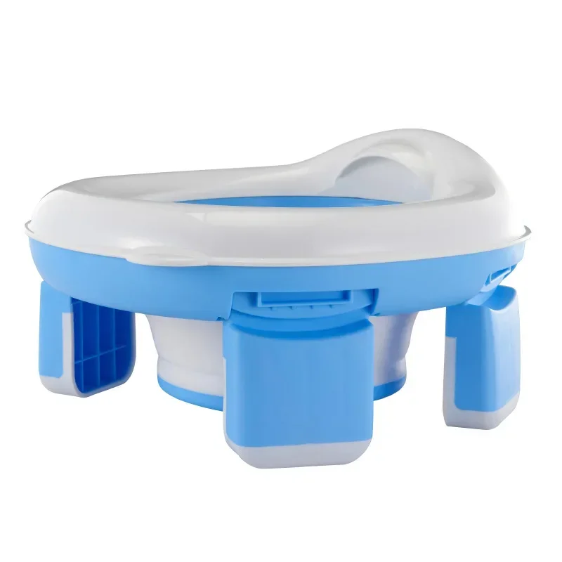 Toilette d\'urgence pour enfants, siège de camping pliable, pot d\'entraînement, extérieur, portable, plastique, mobile, voiture, bébé, nouveau