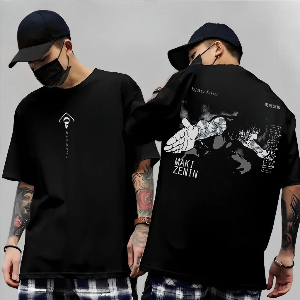 Gojo Satoru Jujutsu Kaisen Print Short Sleeves T-shirt Cotton Kid Clothes Funny Round Neck Harajuku Y2K New Arrival Tee Tops