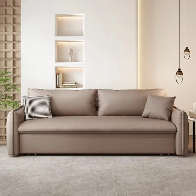 

Luxury Square Sofas Beds Soft Unique Foldable Wood Nordic Modern Sofa Bed Living Room Designer Woonkamer Banken Home Furniture