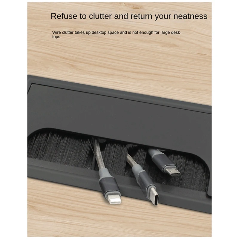 BAAG-Офисный стол, коробка для нарезания резьбы, компьютерный стол, крышка отверстия для проволоки, квадратная крышка щетки, пластина