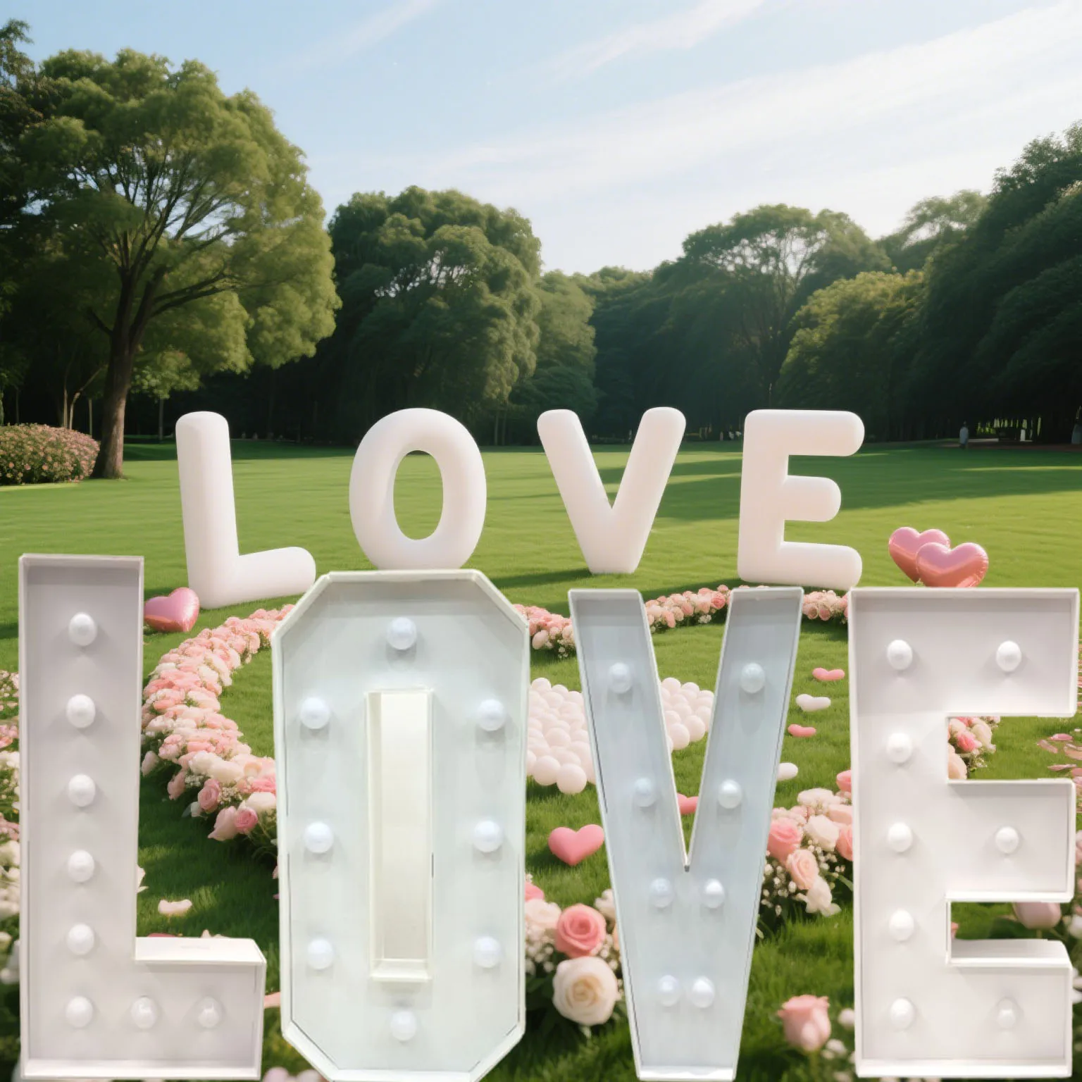 

1Pc 64cm/25.2inch Light Up Digital Marquee Letters Frame KT Board Birthday Party First ONE Anniversary Decoration Cool Light