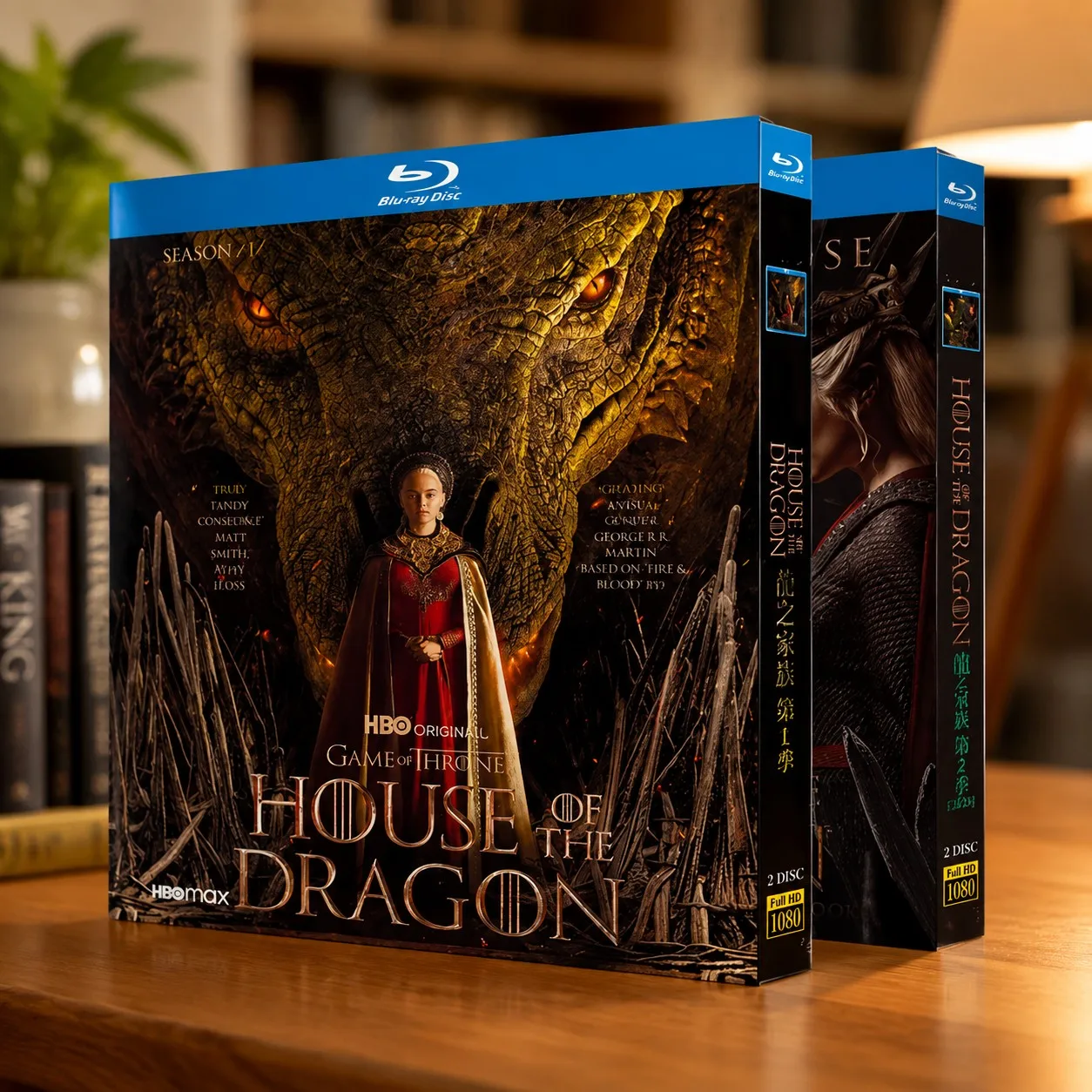 Hot House of the Dragon Season 1-2 (2022) Series 4-Discs Boxed Blu-ray disc