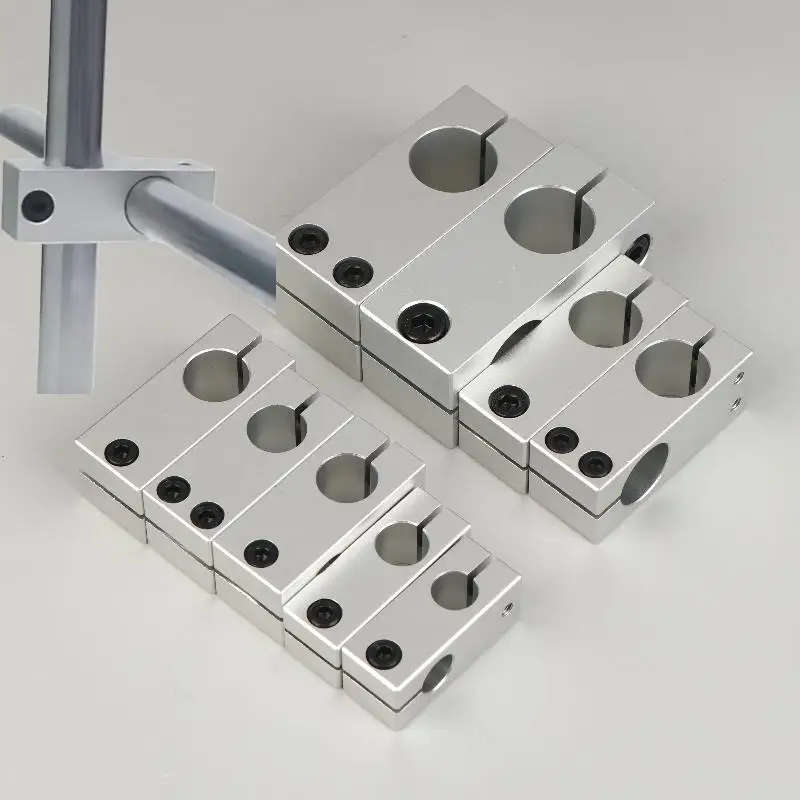 Picture 7: 1Pcs Aluminum Pillar Fixing Clip Cross Connector Optical Axis Cross Fixing Clip Pipe Clamp Bracket DIY Accessories