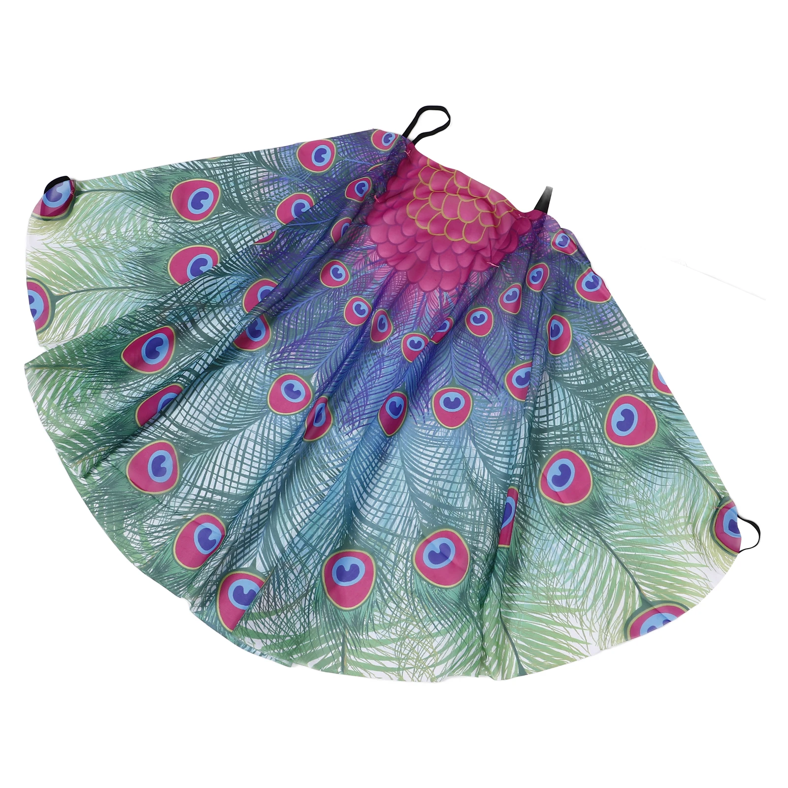 

Elegant Peacock Cape For Kids Halloween Cosplay Stage Performance Lightweight Costume Shawl Decorative Party Cape Peacock