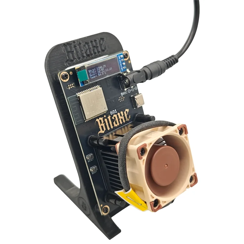 صامت Bitaxe Gamma 601 Solo Miner 1.2TH/S 18W NF-A4X20 Super Fan Sha256 Bitcoin ASIC Miner من Antminer S21 Pro