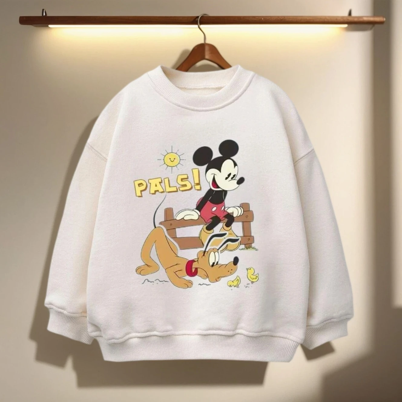 الأبيض تحت عنوان ميكي طفل بلوزات Pals رحلة الطريق والمغامرات الموسيقية بنين بنات ملابس الكرتون ملابس الأطفال طفل أعلى