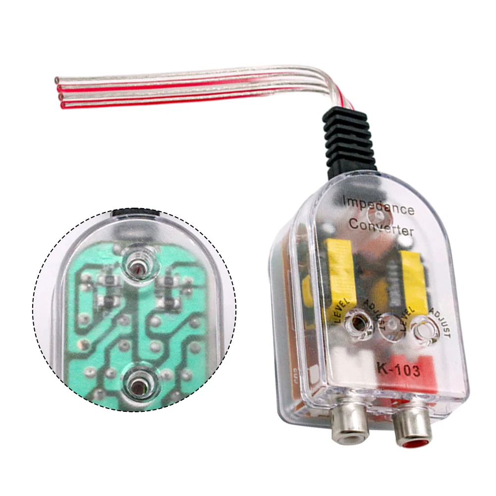 Car Stereo Adjustable Adjustable High Frequency To Low Frequency Conversion Noise Isolation Seamless Connection