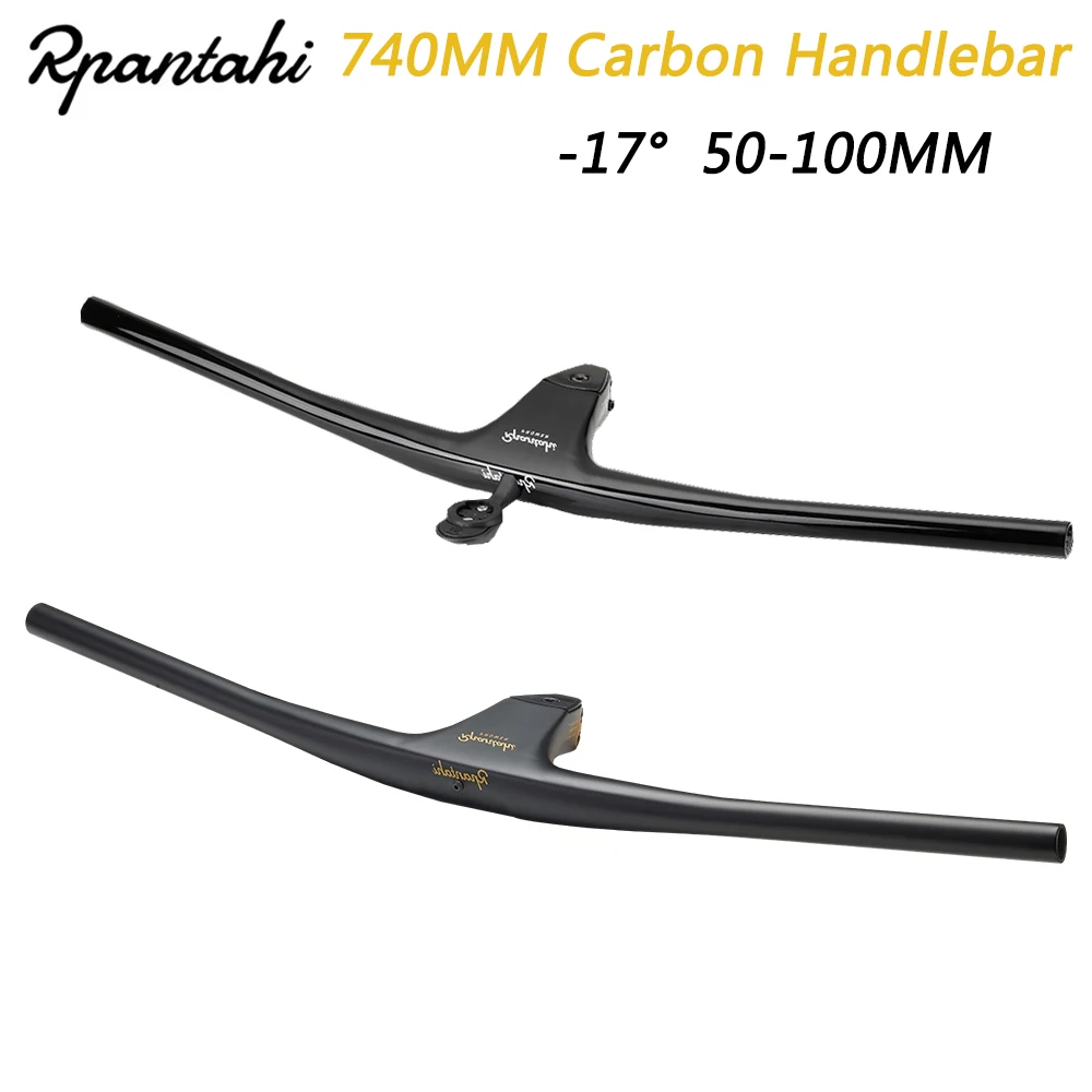 RPANTAHI XX1 Bicycle Handlebar Negative 17° 50-100MM For Efficient Integrated Handlebar For MTB (XC, Marathon) Road Bicycle