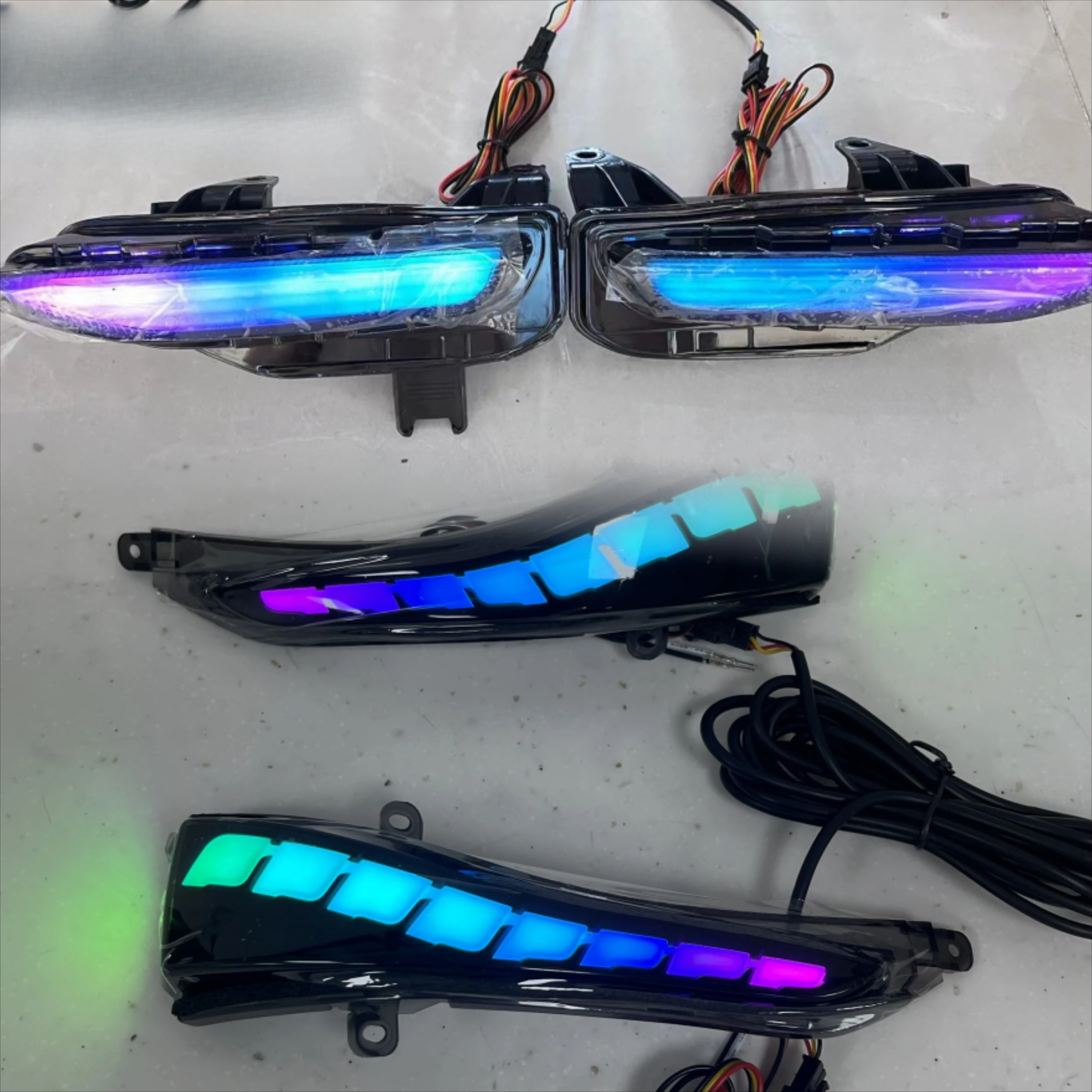 

MRD for Q50 2014-2021 Daytime Running Light Side Mirror Lights Front Bumper Sequence RGB Combination Package
