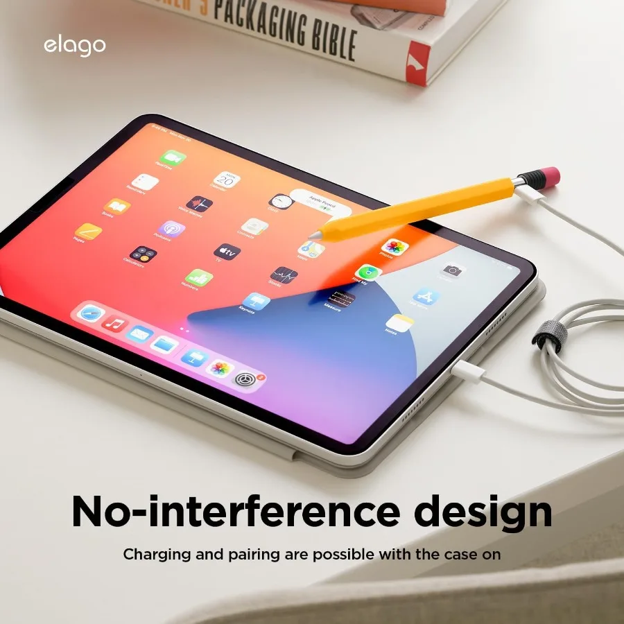 مقلمة elago Classic متوافقة مع Apple Pencil USB-C مثالية لحماية وتنظيم ميزات قلمك المثالية G