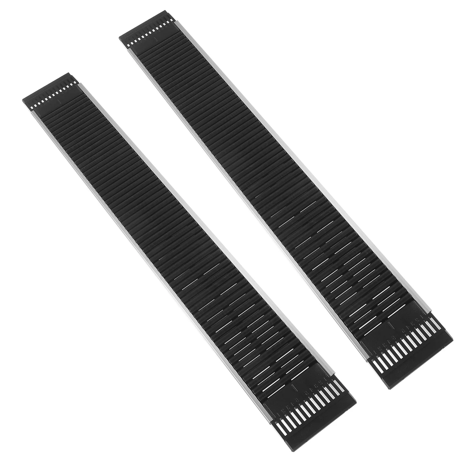 

2pcs Fridge Drink Slide Automatic Pusher Sliding Rail Soda Bottles Noise Reducing Supermarkets Beverage Stores Shelf Pusher