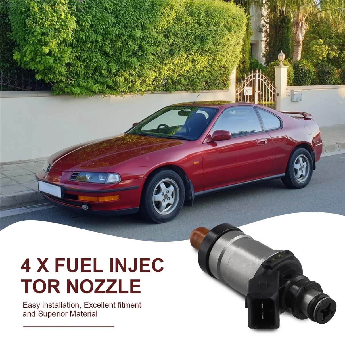 

4PCS 06164-P0F-000 New Fuel Injector Nozzle for HO Hot Sale UDE 2.2L (1993-1996)