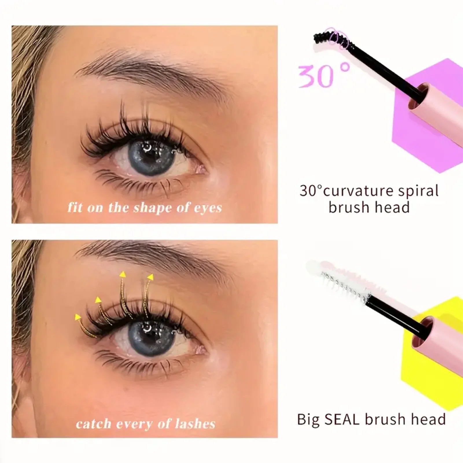 10Ml Lash Binding En Afdichting Valse Wimper Sterke Hold Diy Lash Extensie Dubbele Kop Eye Black Lijm Lash Applicatie Schoonheid Make-Up