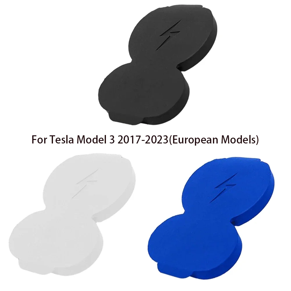 Car Charging Port Protective Cover Waterproof Dustproof Charger Cover For Tesla Model 3 2017-2023 European Version Accessories