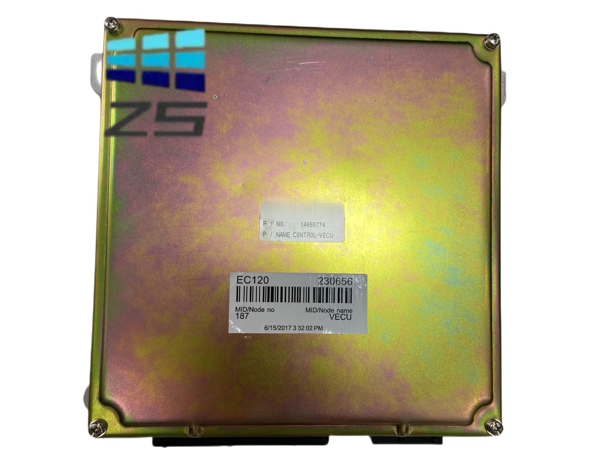 

ECU control unit VOE 14659774 is suitable for Volvo excavators EC120D, EC140D, and EC170D, with accompanying program.