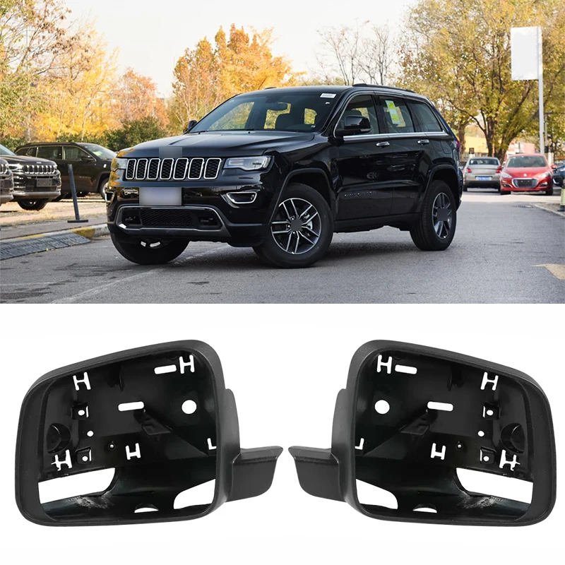 Car Accessories Outer Rearview Mirror Frame Side Lid Shell Rear View Mirrors Cover For Jeep Grand Cherokee 2014-2021