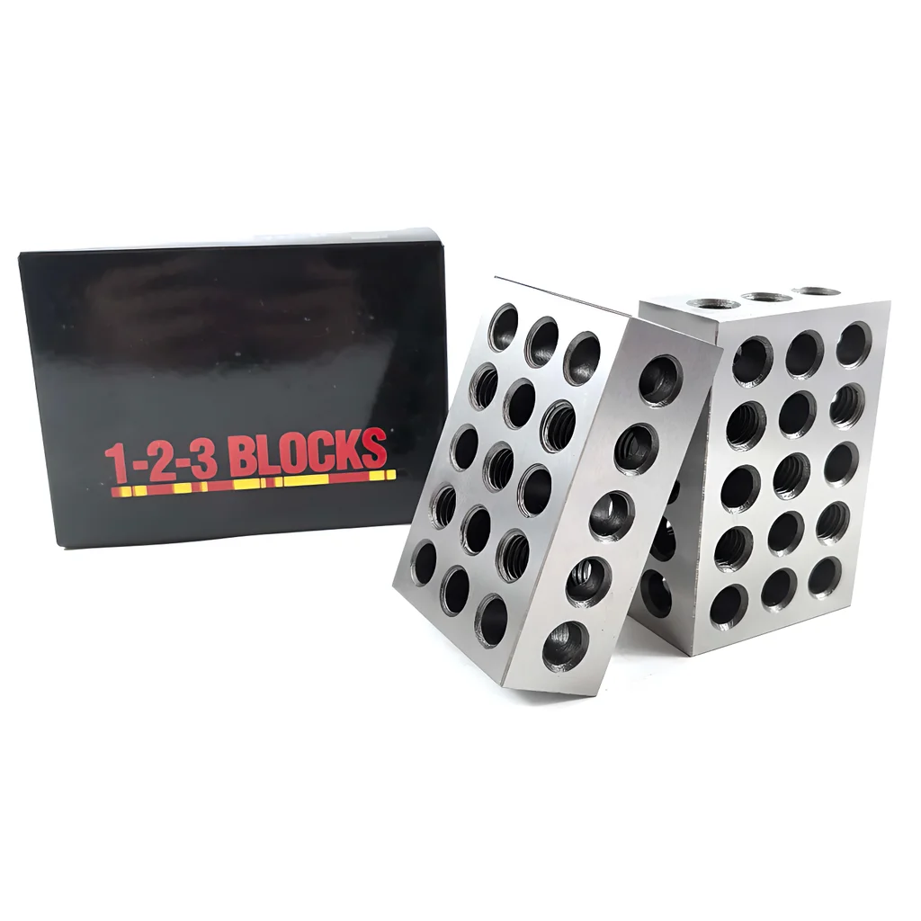 2피스 세트 - 1, 2, 3인치 연삭 등급 고정밀 등급 블록 공작 기계용 1-2-3 병렬 심