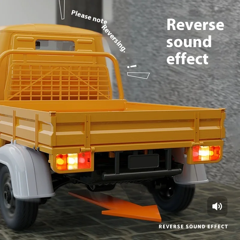 Biyaqiao-triciclo Rc a escala completa 1:10, modelo de Control remoto con tracción en dos ruedas, coche de juguete de Control remoto de alta y baja velocidad, nuevo producto