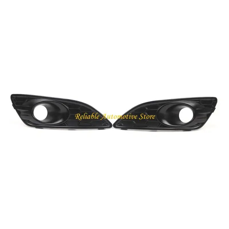 

M68B 1 Pair Front Fog Light Cover Grille Replacement Fog Lamp Honeycomb Grille Quick Installation D2BZ15266CB D2BZ15266GB