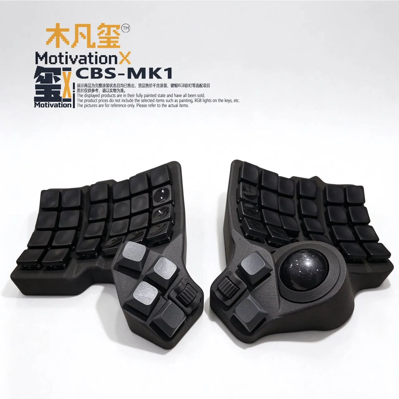 NEW Charybdis-Mk1 Low Profile Split Keyboard Trackball With Encoder Bluetooth Wireless Zmk Ergonomics Choc/mx Split Keyboard