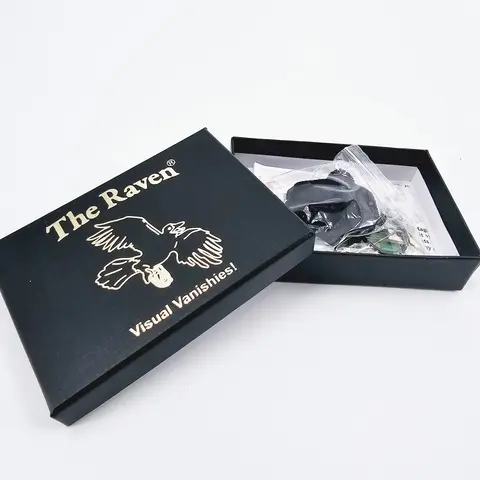 The Raven Coin Vanish Device Close Up Magic Trick Magia Magie Magicians Prop Accessory Illusion Gimmick Tutorial Easy to Do