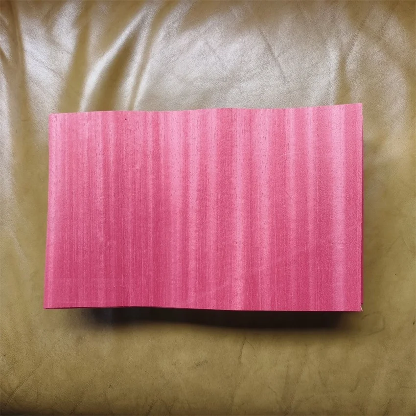 2 PCS Ayus Dyed Red Wood Table Tennis Racket Base Plate 0.8mm Surface Material Force Material