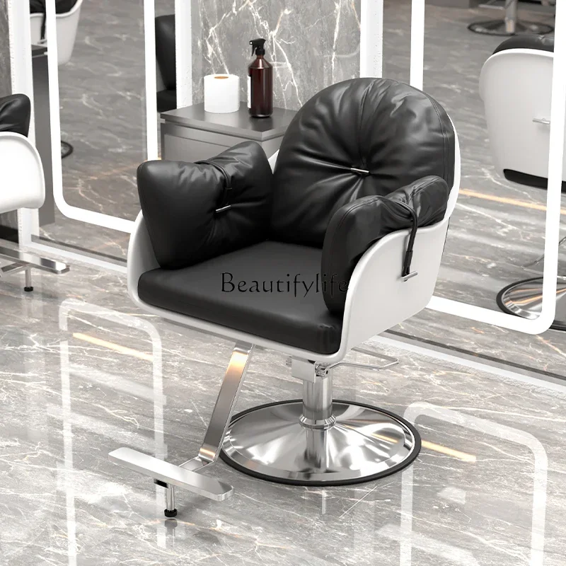 

88.Simple barber shop hair salon special barber chair hair salon high-end hair cutting chair