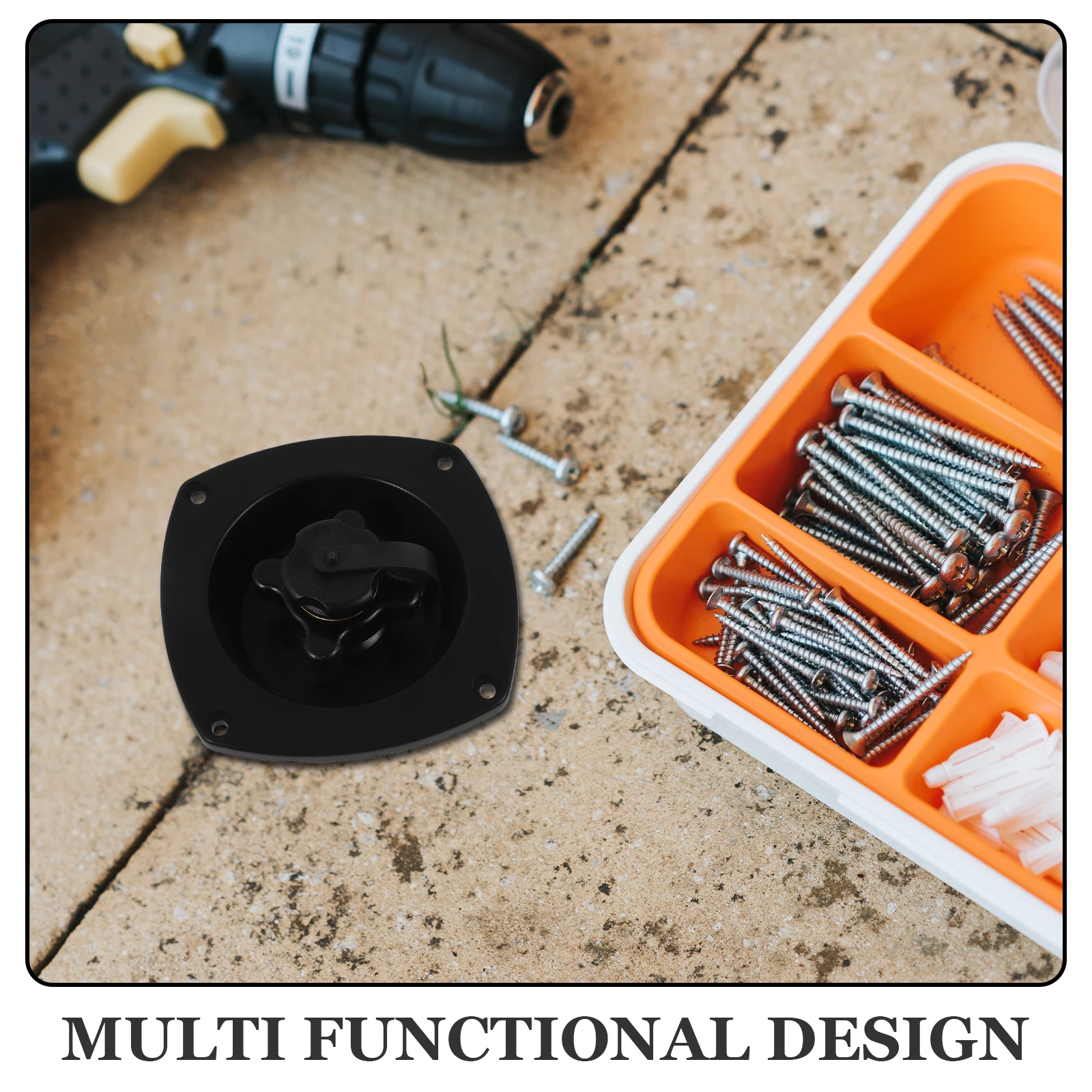 

Fill Inlet Camper Pp Quick Connector Rotating Cover Multi-Functional Check Valve Marine Yacht Trailer Water Inlet