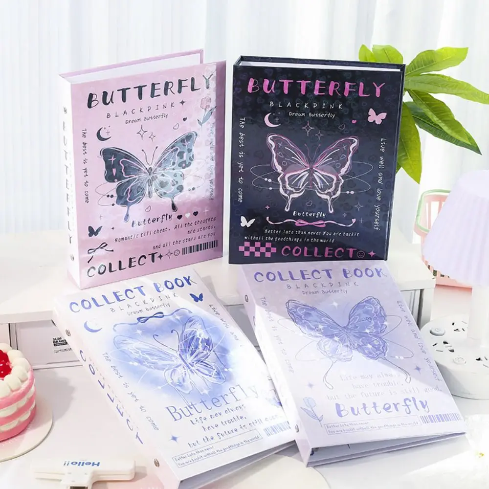 Album Shell A5 Photocard Binder Collect Book Butterfly Book Jacket A5 Idol Photo Card Holder 6-hole Loose-leaf