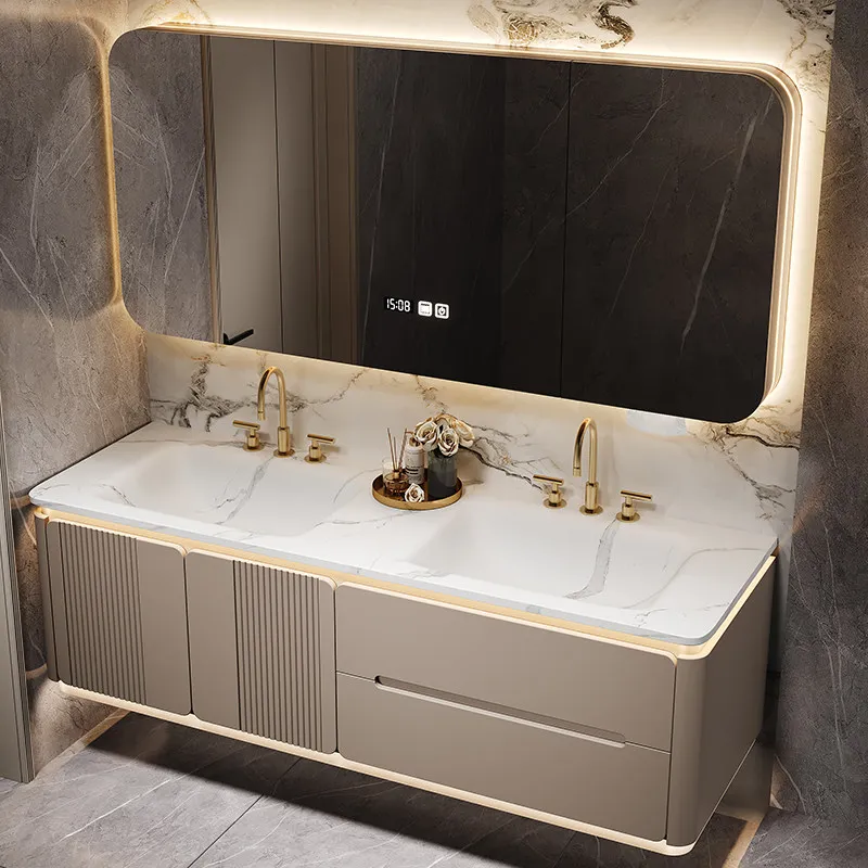 Vintage Universal Bathroom Cabinet Dressers Organizer Toilet Ergonomic Bathroom Cabinet ModernGabinete Postmodern Furniture