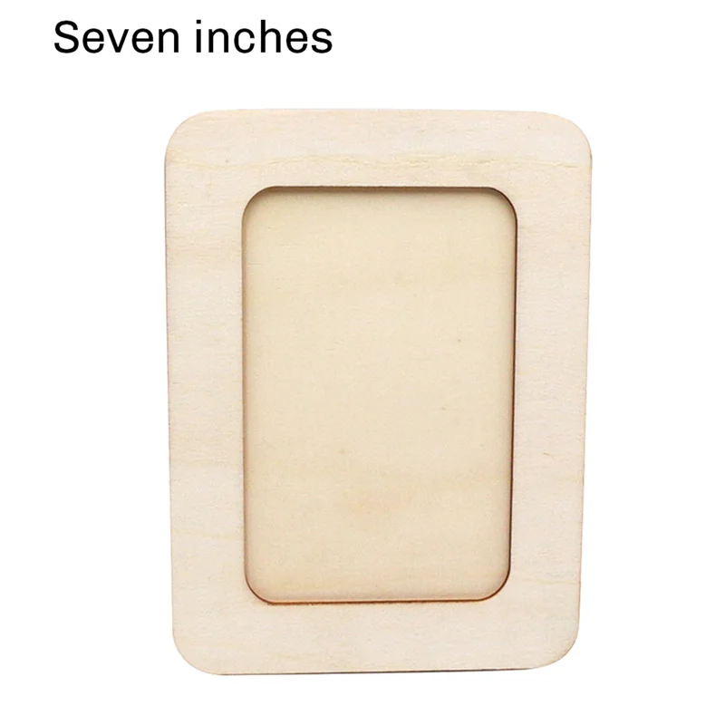 

A25F-20PCS DIY Wood Picture Frames Unfinished Solid Wood Photo Picture Frames, For Crafts Wood, DIY Painting, Arts Projects