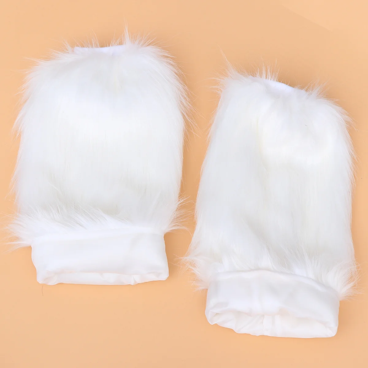 

40 Cm Girls Boots Warm Footmuffs Leg Warmer Long Compression White Women Women's