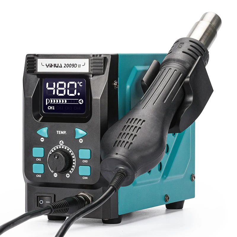 YIHUA 2009D-II 700W محطة إعادة تشغيل الهواء الساخن الرقمية لإصلاح الهاتف BGA SMD #2