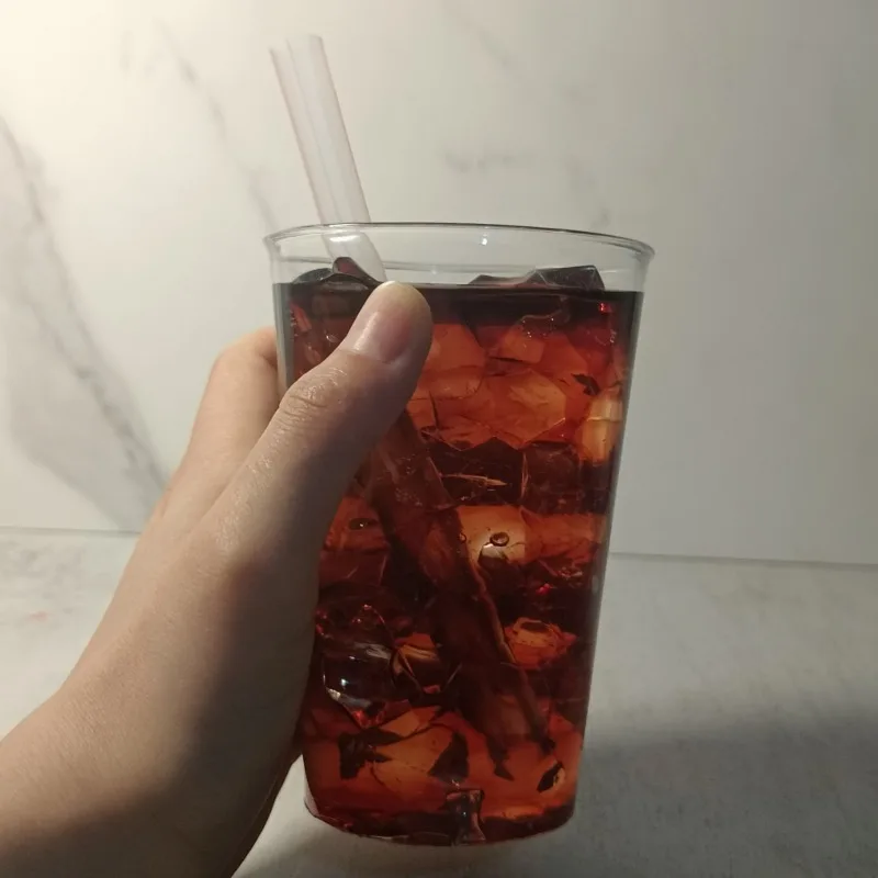 Artificial Drink Model, Fake Ice Cream Bubble Tea Coke Sprite Coffee Fruit Ice Cup, Food Photography Prop for Home Ornament